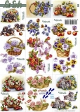 3D-Bogen Blumenkorb klein von Nouvelle (8215185)