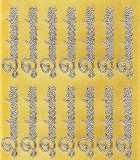 Sticker - Dankeschn - gold - 408
