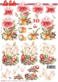 3D-Bogen Amaryllis, weihnachtlich von Nouvelle (8215503)