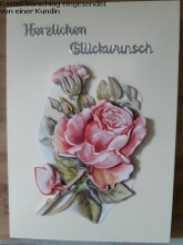 3D-Bogen Rosen mit Schleife von Nouvelle (8215694)