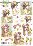 3D-Bogen Blumenmädchen von Nouvelle (8215715)