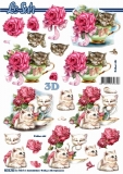 3D-Bogen Ktzchen mit Rosen von Nouvelle (8215750)