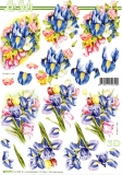 3D-Bogen Iris & Tulpen von Nouvelle (8215777)