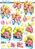 3D-Bogen Tulpen & Rosen von Nouvelle (8215791)