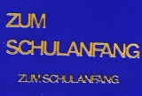 Sticker - Zum Schulanfang - gold - 448