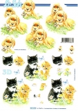 3D-Bogen Hund & Katze von LeSuh (777.179)
