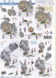 3D-Bogen Hase & Wichtel von LeSuh (777.491)