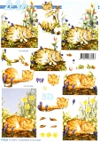 3D-Bogen Schlafende Katze von LeSuh (777.532)