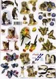 3D-Bogen Tiere klein von Nouvelle (821586)