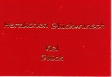 Sticker - Herzlichen Glckwunsch/Viel Glck - gold - 440