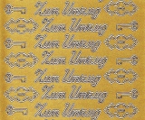 Sticker - Zum Umzug - gold - 437