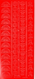 Sticker - Japanische Motive - rot - 1087