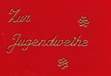 Sticker - Zur Jugendweihe - gold - 491