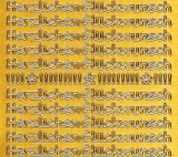 Sticker - Herzlichen Glckwunsch - gold - 4403