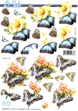 3D-Bogen Schmetterlinge von Nouvelle (8215697)