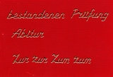 Sticker - Bestandenes Abitur/ Prfung - gold - 486