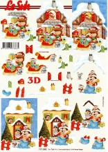 3D-Bogen Lustige Weihnacht von LeSuh (777.098)