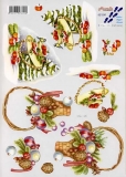 3D-Bogen Weihnachtskorb von Nouvelle (821539)