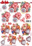 3D-Bogen Weihnachtliche Amaryllis von Nouvelle (8215664)