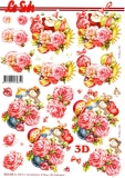 3D-Bogen Weihnachten mit Rosen von Nouvelle (8215619)