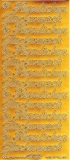 Sticker - Herzlichen Glckwunsch 7 - gold - 492