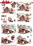 3D-Bogen Weihnachtshund von Nouvelle (8215761)