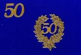 Sticker - 50 Jahre - gold - 812