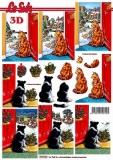 3D-Bogen Hund & Katze von LeSuh (777.572)
