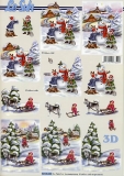 3D-Bogen Kinder im Winter von Nouvelle (8215260)