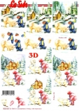 3D-Bogen Kind mit Hund von Nouvelle (8215617)