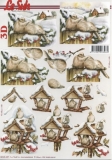 3D-Bogen Tauben im Winter von Nouvelle (8215437)