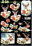 3D-Bogen Weihnachtshirsch von Nouvelle (8215805)
