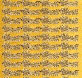Sticker - Men - gold - 499