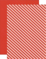 10x Bastelkarton A6 Karo-Line Rot (KBS013) Mini-Set