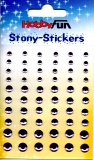 Stony-Stickers Acrylsteine rund, lila, in 3 Größen von Hobby Fun (3451751)