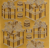 Sticker - Schachteln 1 - gold - 1050