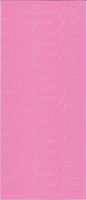 Sticker - Zur Geburt - rosa - 435