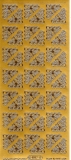 Sticker - Ecken 6 - gold - 1017