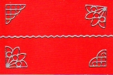 Sticker - Rand und Ecken 5 - silber - 1034