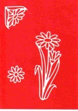 Sticker - Blumen - wei - 1031