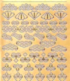 Sticker - Kleine Ornamente  - gold - 1022