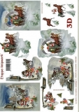 3D-Bogen Weihnachtskutsche von LeSuh (4169302)