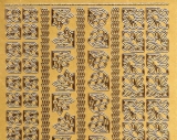 Sticker - Rand und Ecken 3 - gold - 1033