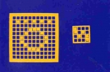 Mosaik-Sticker - Quadrate - 1078 - gelb