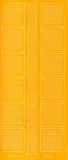 Mosaik-Sticker - Quadrate - 1078 - gelb