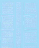 Mosaik-Sticker - Quadrate - 1078 - hellblau