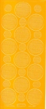 Mosaik-Sticker - Kreise - 1079 - gelb