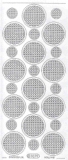 Mosaik-Sticker - Kreise - 1079 - wei