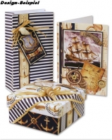 Designer-Paper Nautical Gold (84805)