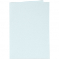 1 Doppelkarte A6 + 1 Umschlag C6 - hellblau (Card Making)